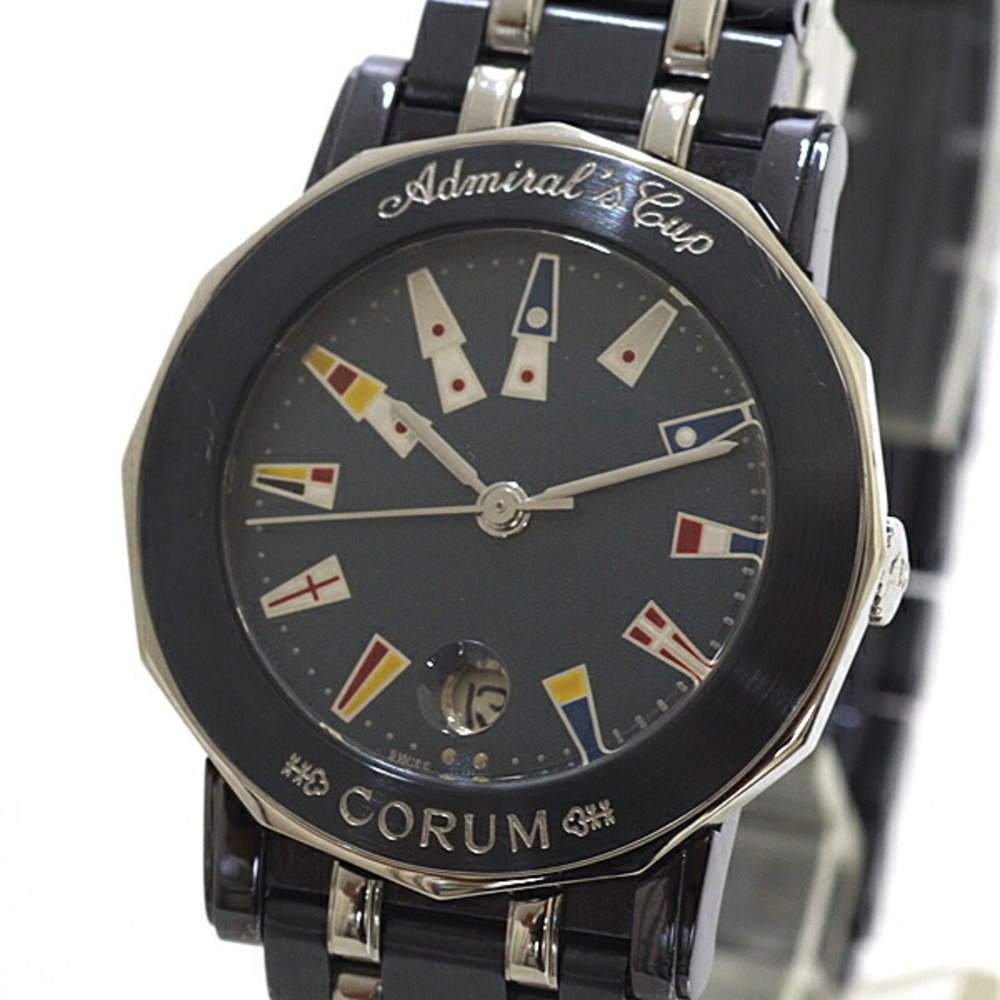 CORUM Admiral's Cup Ladies' Watch 39.230.30.V585 Navy Dial Quartz
